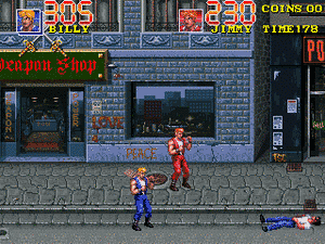 Double Dragon 1 arcade gameplay playthrough longplay 